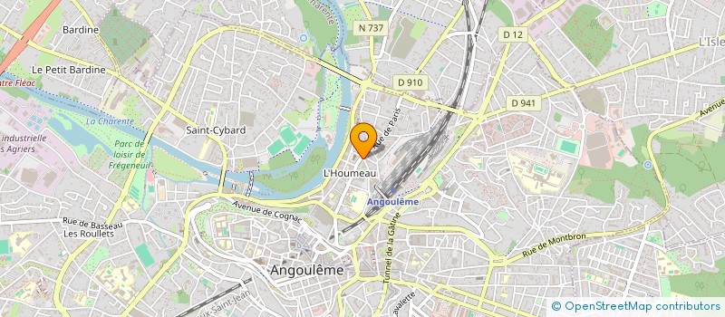 localisation de l'entreprise MADAME MARGOT LAVILLE à ANGOULEME