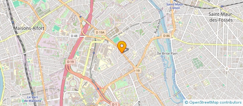 localisation de l'entreprise MADAME MARGOT LE GALLAIS  CRETEIL