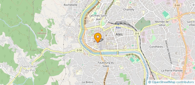 localisation de l'entreprise MADAME MARGOT LEFEBURE  ALES