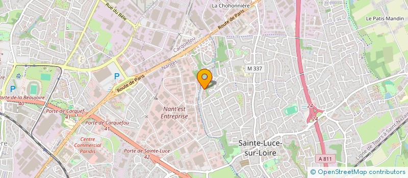 localisation de l'entreprise MADAME MARGOT LEMASCON  NANTES