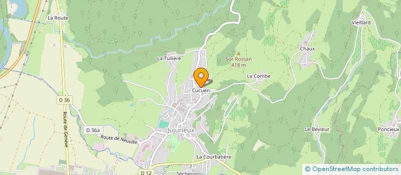 localisation de l'entreprise MADAME MARGOT LOCATELLI à JUJURIEUX
