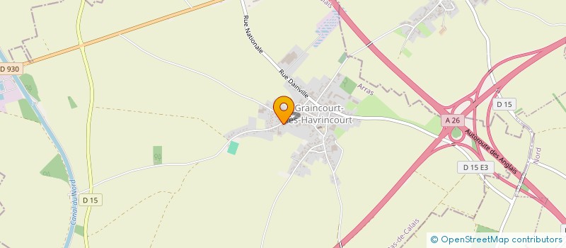 localisation de l'entreprise MADAME MARGOT LUSSIEZ  GRAINCOURT-LES-HAVRINCOURT