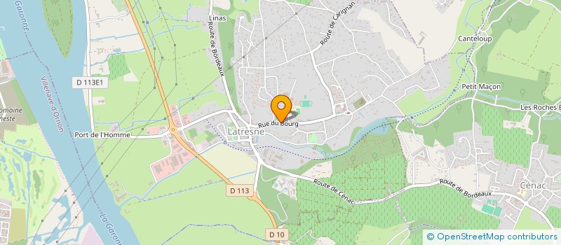 localisation de l'entreprise MADAME MARGOT MANSON  LATRESNE