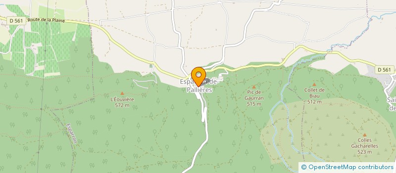 localisation de l'entreprise MADAME MARGOT MARGOT  ESPARRON