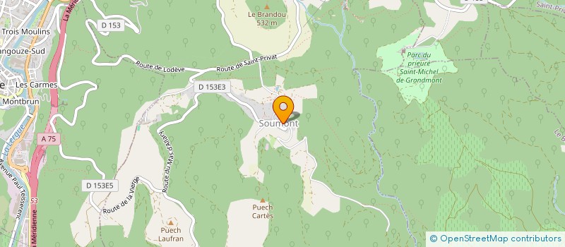 localisation de l'entreprise MADAME MARGOT MARMORAT  SOUMONT