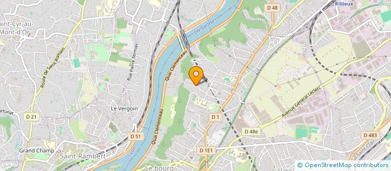 localisation de l'entreprise MADAME MARGOT MASSIN-DUMARTIN  CALUIRE-ET-CUIRE