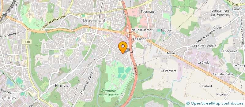 localisation de l'entreprise MADAME MARGOT METZGER  FLOIRAC