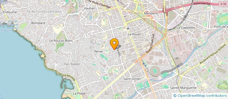 localisation de l'entreprise MADAME MARGOT MIGLIOR  MARSEILLE