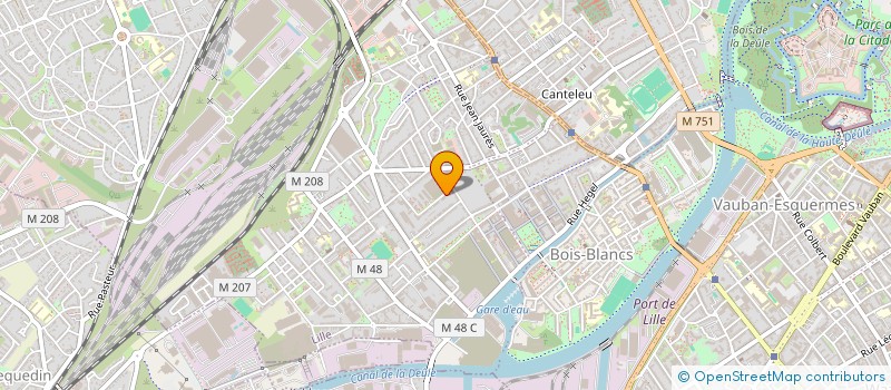 localisation de l'entreprise MADAME MARGOT MODESTE à LILLE