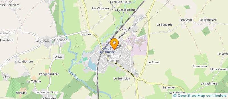 localisation de l'entreprise MADAME MARGOT MONCHATRE à SABLONS SUR HUISNE