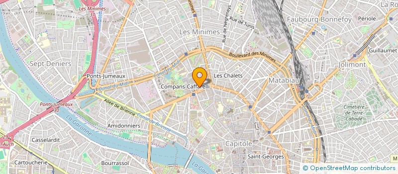 localisation de l'entreprise MADAME MARGOT MONMOUSSEAU à TOULOUSE