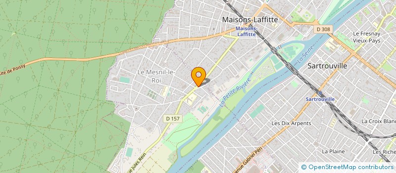 localisation de l'entreprise MADAME MARGOT MORICEAU à LE MESNIL-LE-ROI