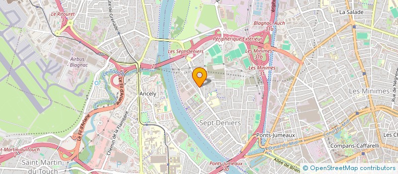 localisation de l'entreprise MADAME MARGOT MORIN à TOULOUSE