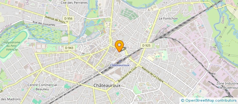 localisation de l'entreprise MADAME MARGOT MORIN à CHATEAUROUX