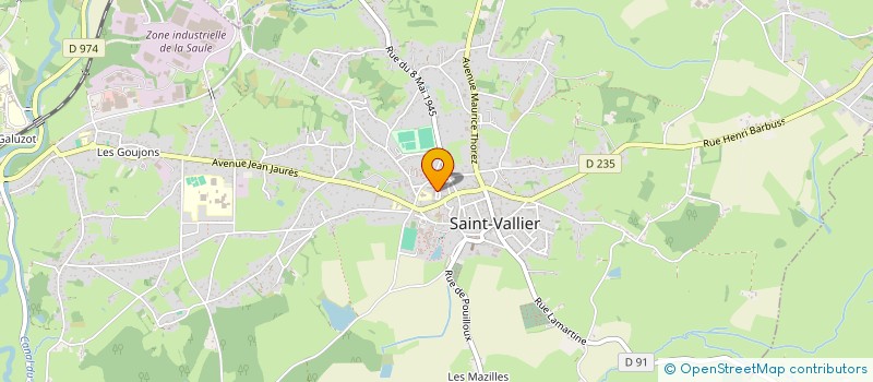 localisation de l'entreprise MADAME MARGOT NECTOUX  SAINT-VALLIER