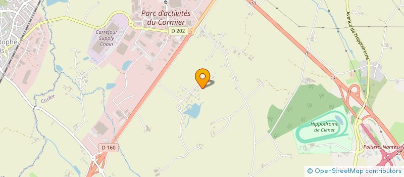 localisation de l'entreprise MADAME MARGOT PASQUET à CHOLET