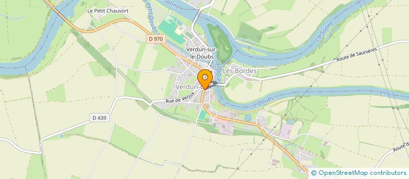 localisation de l'entreprise MADAME MARGOT PEILLARD à VERDUN-SUR-LE-DOUBS
