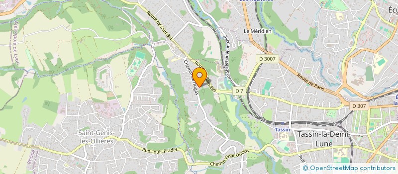 localisation de l'entreprise MADAME MARGOT PERROUD  TASSIN-LA-DEMI-LUNE