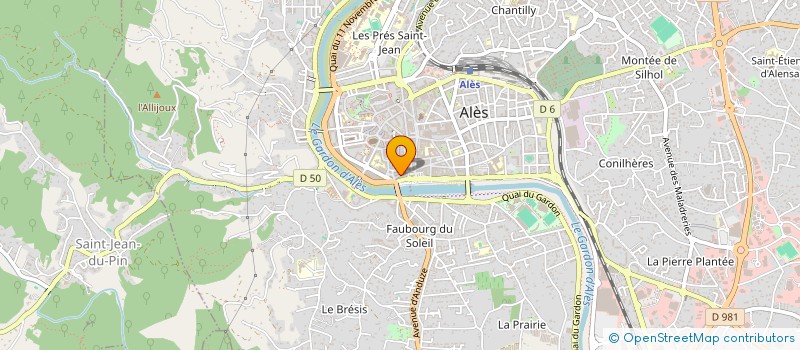 localisation de l'entreprise MADAME MARGOT PETIT  ALES