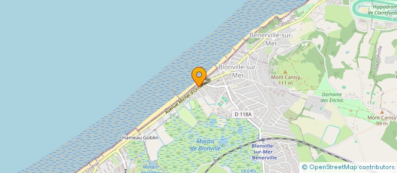 localisation de l'entreprise MADAME MARGOT PETRINI  BLONVILLE-SUR-MER