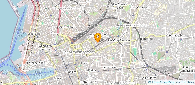 localisation de l'entreprise MADAME MARGOT PEYCERE à MARSEILLE