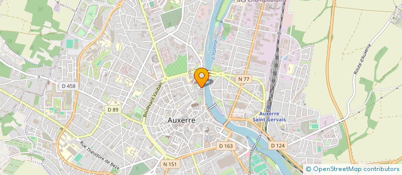 localisation de l'entreprise MADAME MARGOT PIAT à AUXERRE