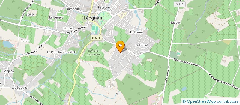 localisation de l'entreprise MADAME MARGOT PIEDRAFITA  LACANAU