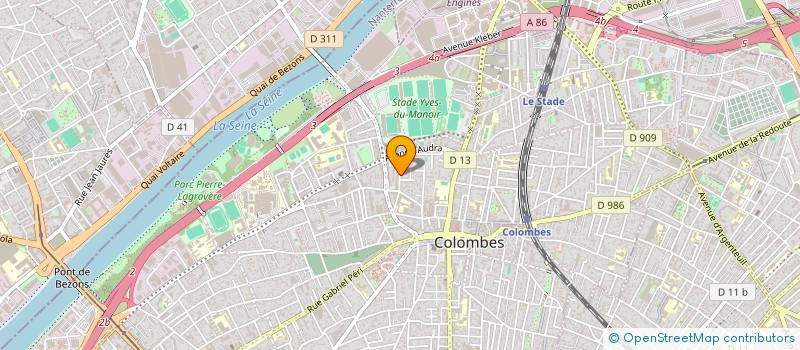 localisation de l'entreprise MADAME MARGOT PLURIEL à COLOMBES