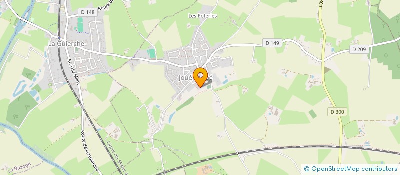 localisation de l'entreprise MADAME MARGOT POISSON  JOUE-L'ABBE