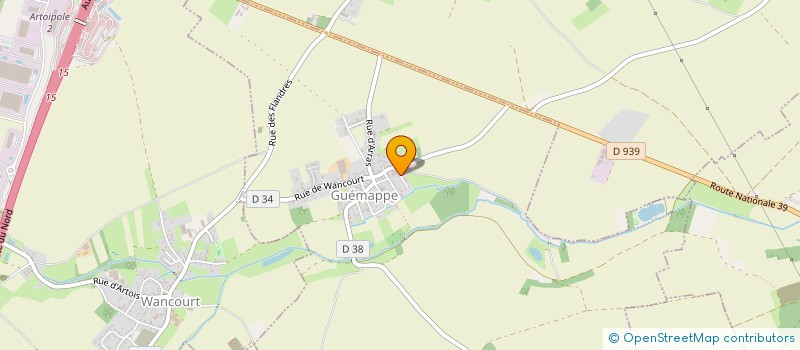 localisation de l'entreprise MADAME MARGOT POULLAIN  GUEMAPPE