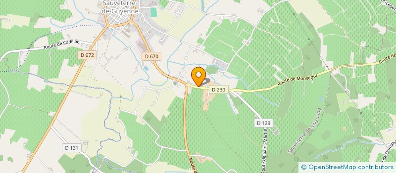 localisation de l'entreprise MADAME MARGOT POUYAT  SAUVETERRE-DE-GUYENNE