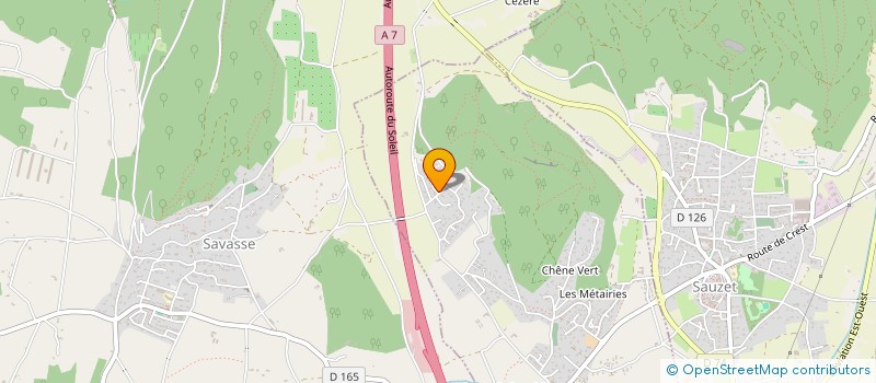 localisation de l'entreprise MADAME MARGOT RAFFIN  SAINT-MARCEL-LES-SAUZET