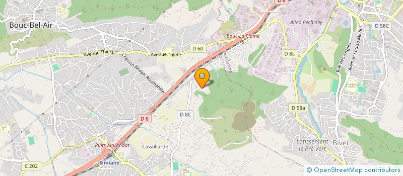 localisation de l'entreprise MADAME MARGOT RAMIREZ  SIMIANE-COLLONGUE