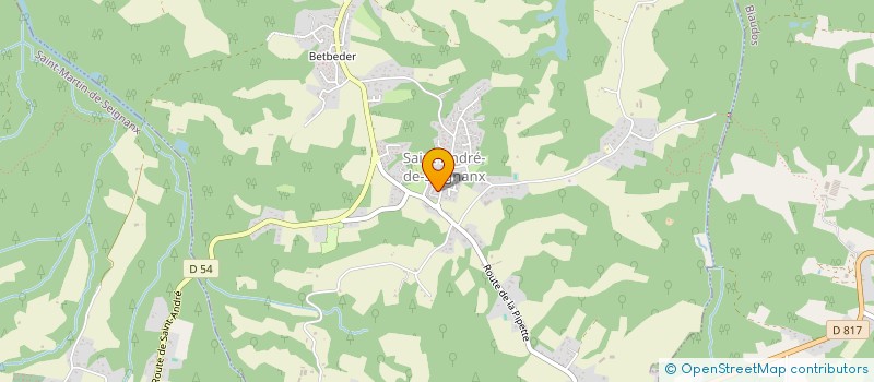 localisation de l'entreprise MADAME MARGOT REZIGA  SAINT-ANDRE-DE-SEIGNANX