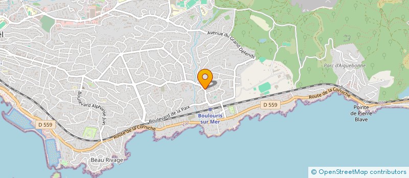 localisation de l'entreprise MADAME MARGOT ROBBE  SAINT-RAPHAEL