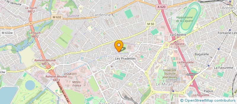 localisation de l'entreprise MADAME MARGOT ROQUES à TOULOUSE