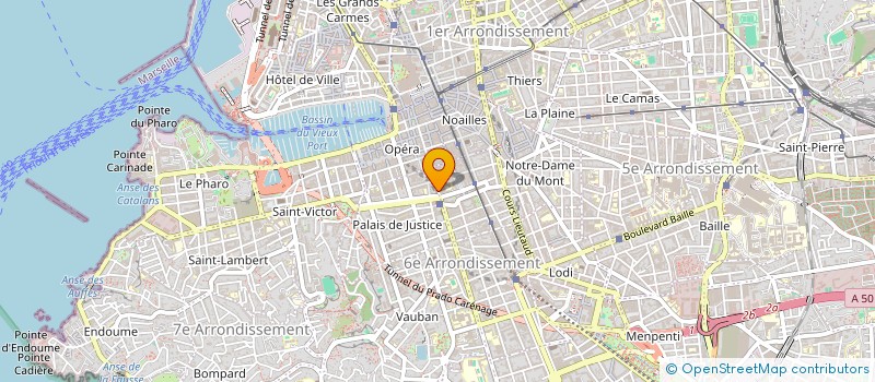 localisation de l'entreprise MADAME MARGOT SAHAGHIAN à MARSEILLE
