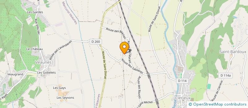 localisation de l'entreprise MADAME MARGOT SAMBE  SAINT-DONAT-SUR-L'HERBASSE