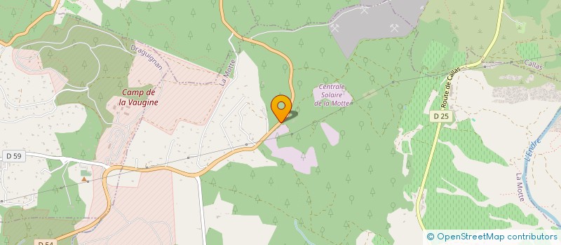 localisation de l'entreprise MADAME MARGOT SAUVIGNON à LA MOTTE