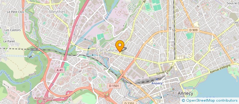 localisation de l'entreprise MADAME MARGOT SCHERRER à ANNECY