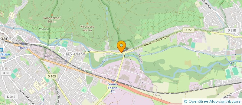 localisation de l'entreprise MADAME MARGOT SCHNEIDER  VIEUX-THANN