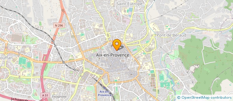 localisation de l'entreprise MADAME MARGOT SERVE à AIX EN PROVENCE