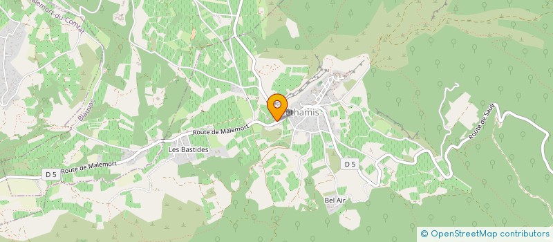 localisation de l'entreprise MADAME MARGOT SIMO  METHAMIS