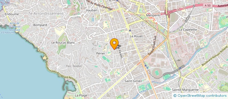 localisation de l'entreprise MADAME MARGOT SORAGNA à MARSEILLE