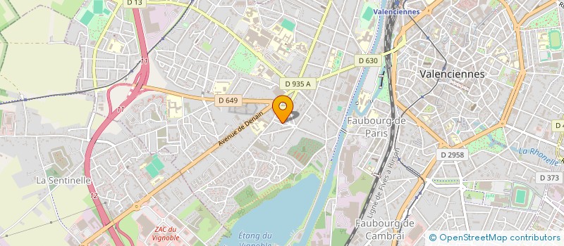 localisation de l'entreprise MADAME MARGOT SOYEZ  VALENCIENNES