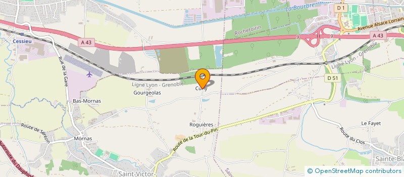 localisation de l'entreprise MADAME MARGOT STHEME DE JUBECOURT  SAINT-VICTOR-DE-CESSIEU