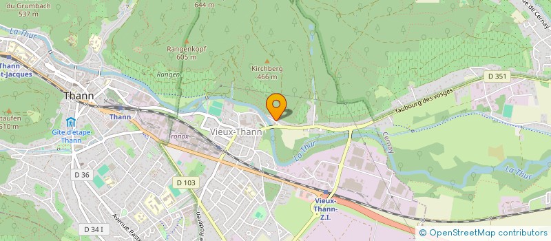 localisation de l'entreprise MADAME MARGOT STURCHLER  VIEUX-THANN