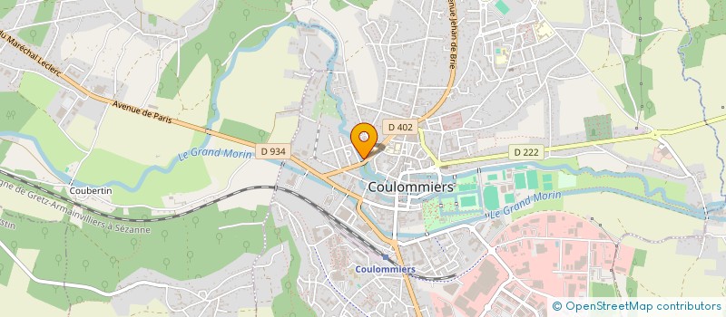 localisation de l'entreprise MADAME MARGOT SUCHIER à COULOMMIERS