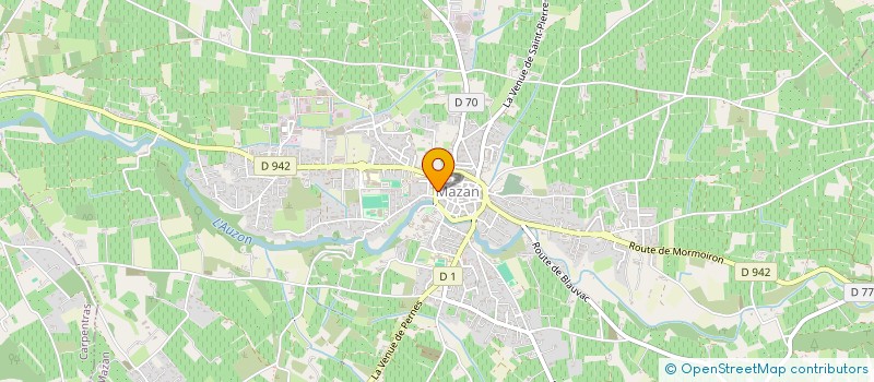 localisation de l'entreprise MADAME MARGOT TARINI  MAZAN