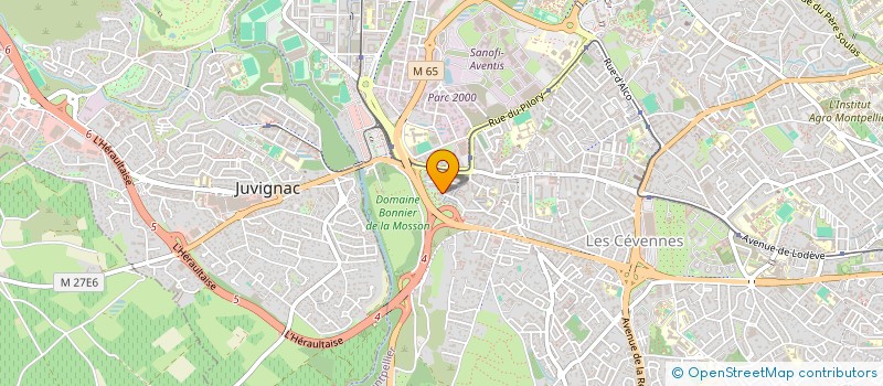 localisation de l'entreprise MADAME MARGOT TAVARES  MONTPELLIER